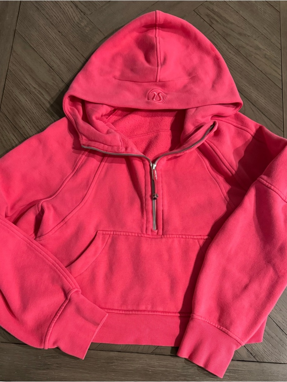 Lululemon Scuba Oversized Half-Zip Hoodie Pink XS/S athleisure gym yoga